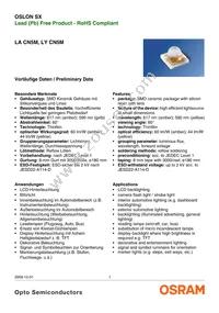 LA CN5M-GAHA-24-1-140-R18-Z Datasheet Cover