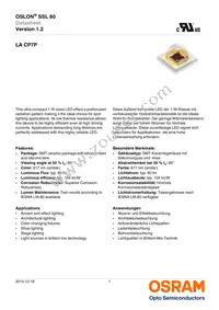 LA CP7P-KPKQ-W4-0-350-R18-XX Datasheet Cover