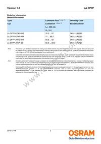 LA CP7P-KPKQ-W4-0-350-R18-XX Datasheet Page 2