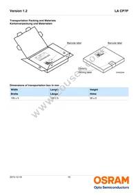 LA CP7P-KQKS-W3-0-350-R18 Datasheet Page 16