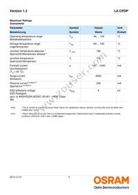 LA CPDP-KRKS-23-0-350-R18-XX Datasheet Page 3