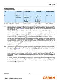 LA E65F-CADA-24-1 Datasheet Page 2