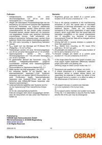 LA E65F-CADA-24-1 Datasheet Page 15