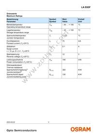 LA E65F-CADA-24-3A4B-Z Datasheet Page 3