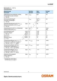 LA E65F-CADA-24-3A4B-Z Datasheet Page 4