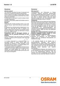 LA E67B-T2V1-24-1-Z Datasheet Page 17