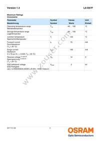 LA E67F-BACA-24-3A4B-Z Datasheet Page 3