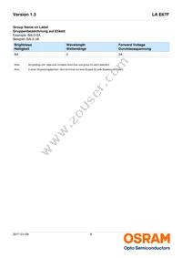 LA E67F-BACA-24-3A4B-Z Datasheet Page 6