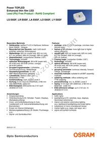 LA E6SF-BACA-24-1-Z Datasheet Cover