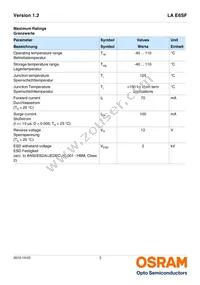 LA E6SF-BBCB-24-1-Z Datasheet Page 3