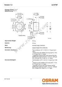 LA ETSF-AABA-24-1-50-R18-Z Datasheet Page 11