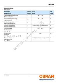 LA G5AP-CZDZ-24-1-100-R18-Z Datasheet Page 3