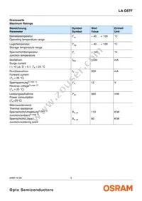 LA G67F-CADA-24-1-Z Datasheet Page 3