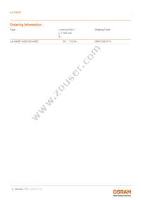 LA H9GP-JYKZ-24-H29C-350-R18-Z Datasheet Page 2