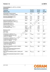 LA M676-Q2T1-24 Datasheet Page 4