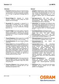 LA M676-Q2T1-24 Datasheet Page 19