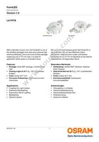 LA P476-R1T1-24 Datasheet Cover