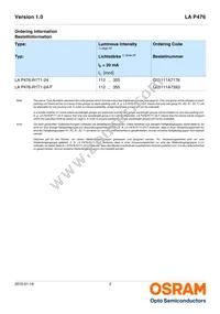 LA P476-R1T1-24 Datasheet Page 2