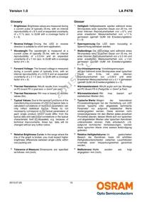 LA P47B-T2V1-24-1-Z Datasheet Page 19