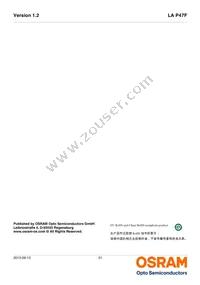 LA P47F-V2BB-24-3B5A-Z Datasheet Page 21