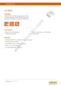 LA T676-S1T1-24-Z Datasheet Cover