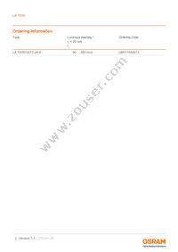 LA T676-S1T1-24-Z Datasheet Page 2