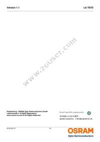 LA T67D-U2AA-24-1-20-R18-Z Datasheet Page 19