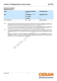 LA T776-R1S2-1 Datasheet Page 2