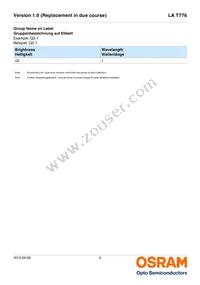 LA T776-R1S2-1 Datasheet Page 6