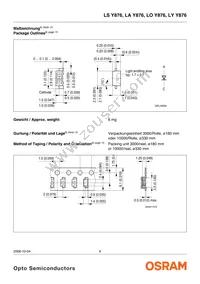 LA Y876-Q2S1-1-Z Datasheet Page 9