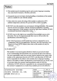 LA001-002A99DY Datasheet Page 8