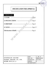 LA001-012A99DN Datasheet Page 2