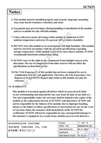 LA002-001A99DY Datasheet Page 8