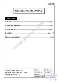 LA002-012A9BDN Datasheet Page 2