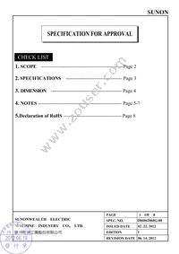 LA004-011A99DN Datasheet Page 2