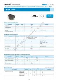 LA03P085S05 Datasheet Cover