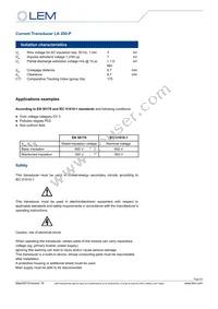 LA200-P Datasheet Page 2