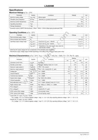 LA4809M-TLM-E Datasheet Page 2