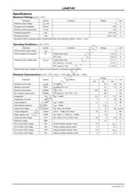 LA4814V-TLM-E Datasheet Page 2