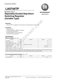 LA5744TP-FA-E Datasheet Cover