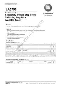 LA5756-MDB-E Datasheet Cover