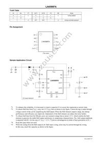 LA6586FA-AH Datasheet Page 3