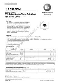 LA6595DMR2G Datasheet Cover