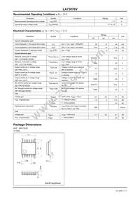 LA73076V-MPB-E Datasheet Page 2