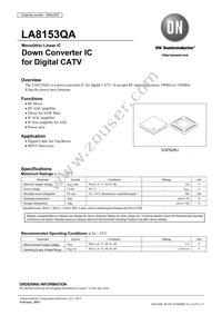 LA8153QA-WH Datasheet Cover