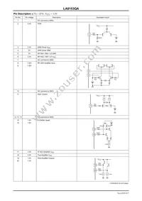 LA8153QA-WH Datasheet Page 4