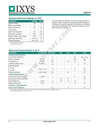 LAA110PTR Datasheet Page 2