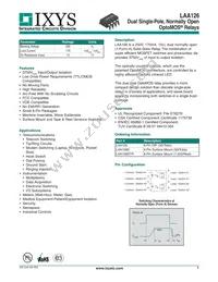 LAA126STR Datasheet Cover