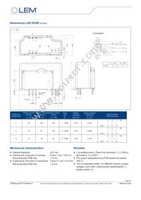 LAH 25-NP Datasheet Page 3