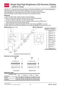 LAP-301YL Datasheet Cover